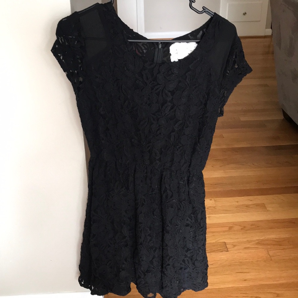 urban outfitters Black lace dress